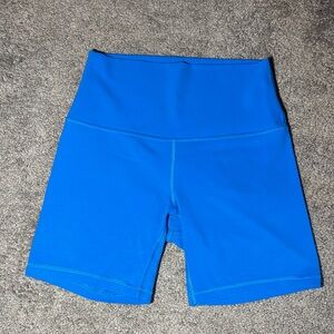 Lululemon Athletica Cobalt Blue Biker Shorts